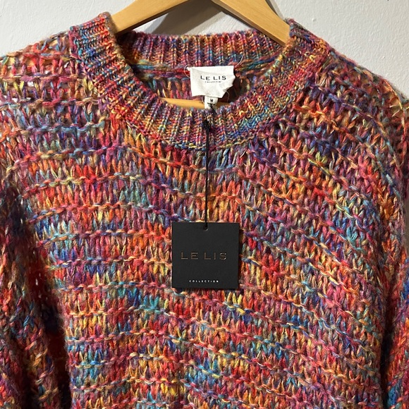 Le Lis Colorful Knit Women's Sweater - Picture 4 of 4